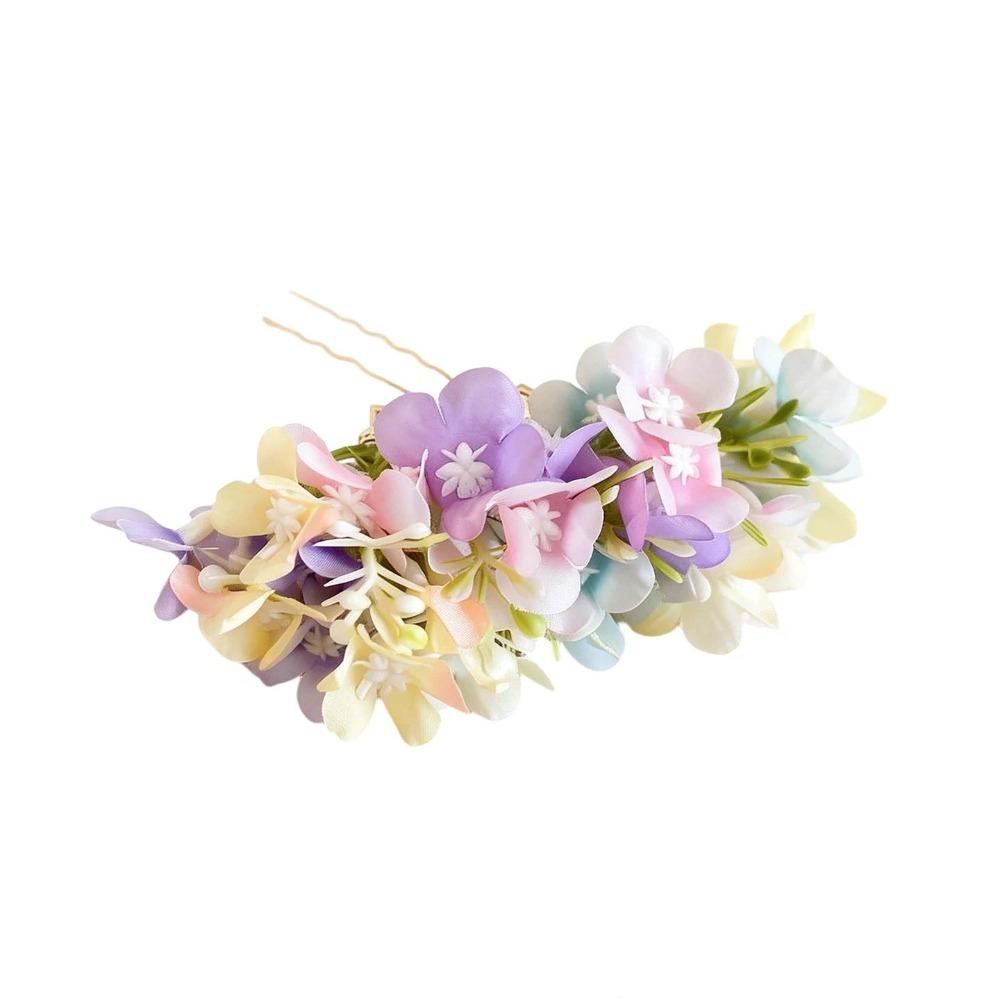 

Bohemian Flower Hair Stick Fairy Thai Hair Fork Sweet Side Clip Female