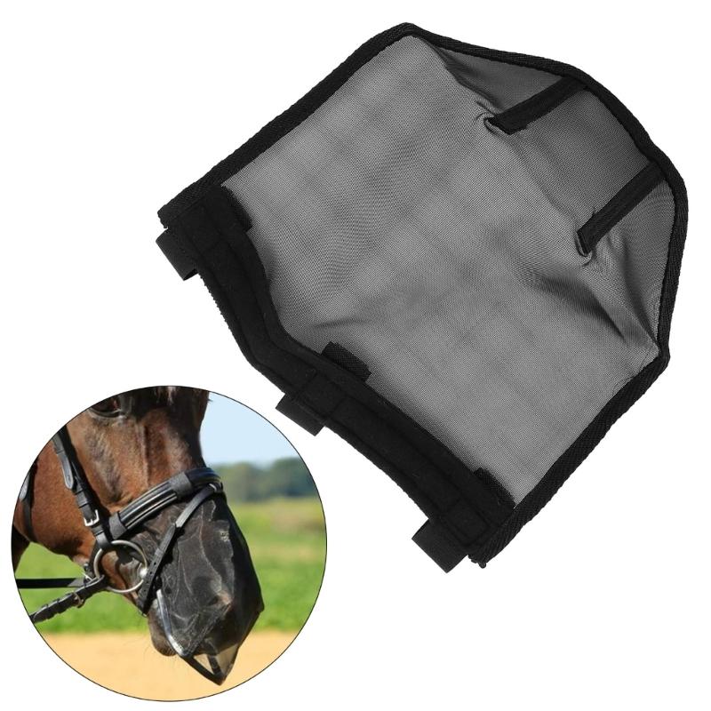 Horse Nose Cover Fly Mask Nose Protectors Fly Protections Meshs  Face Cover
