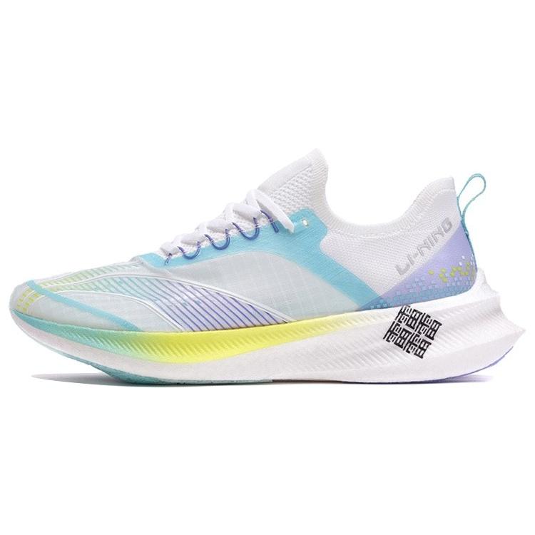 Li-Ning FeiDian Challenger White Blue Purple Men s ARMR011-1 EU 39⅔