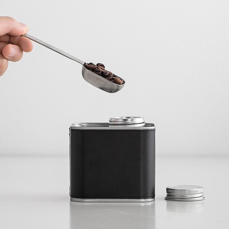 Versiegelter Kaffeebohnen-Aufbewahrungsbehälter mit Deckel, Outdoor-Camping-Kaffeebohnen-Aufbewahrungsbehälter, Feuchtigkeitsgeschützter und Frische-Erhaltender Behälter