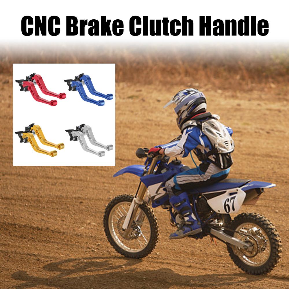 Ajuste Universal para Modificación de Motocicleta 1 Par Aleación Manija de Freno de Motocicleta CNC Tambor de Embrague de Motocicleta Manija de Palanca de Freno