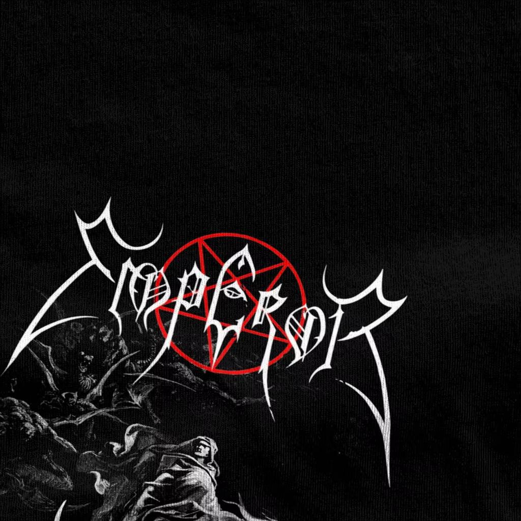 Men Women T Shirt Emperor Band Black Metal Merch Fashion Cotton Short Sleeve T Shirt O-Neck Large Size T Shirt