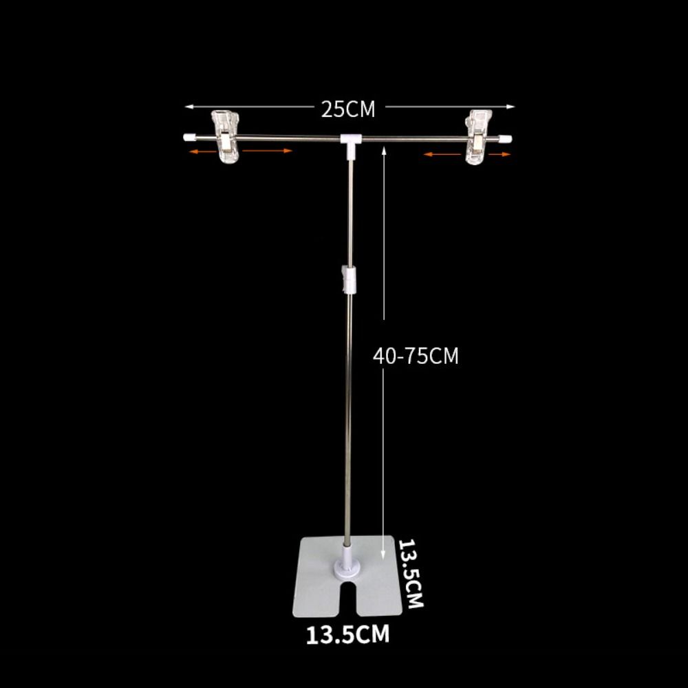 Black Photo Background Props T-frame Cosmetic Poster Stand New Backdrop Stand A