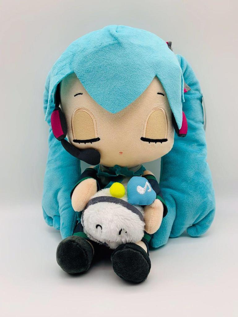 Hatsune Miku Winter Bear Transformation Plush Doll with Leek