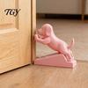 Puppy Ornament Cute Door Stopper, 3D Printed Dog Wedge, Decorative Pet Safety Stop Stop, Non-Slip Holder for Bedroom, Nursery, Lovers Gift Office