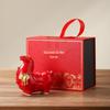 Year of the Horse Ceramic Tea Pet Ornament - Tang Horse Tea Ceremony Desktop Decor
