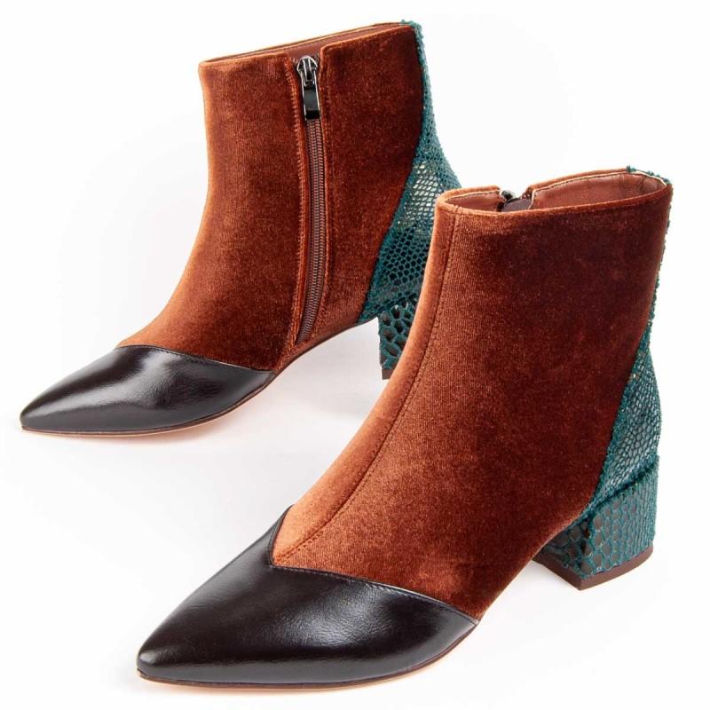 Montevita Botín De Tacón Para Mujer.    Botirey6  100911 38