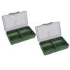 2PCS Mini Fishing Tackle Box PP Fishing Lure Box Durable Tackle Storage Box  Carp Fishing