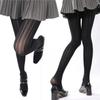Elegant Vertical Heart Pattern Tights Stockings for Parties and Dates Women Solid Color Silk Pantyhose Leggings Hosiery