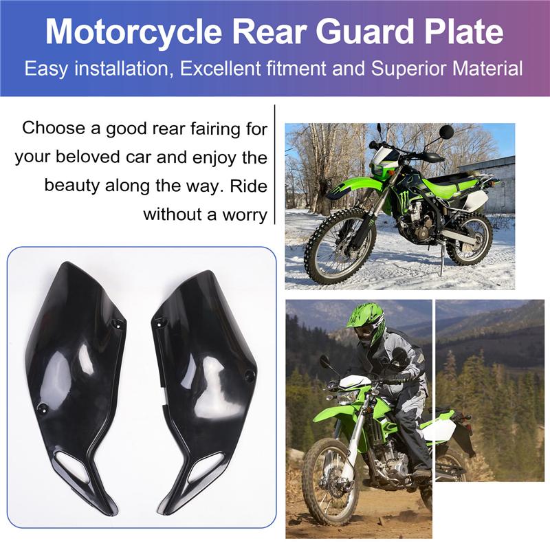 Rear Guard Plate Side Covers Fairing For Kawasaki KLX 250 KLX 300 1993-2007 Motorcycle Motocross Accessories