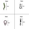 50Pcs Carp Fishing Running Rig Kit Quick Change Swivels Hook Sleeves Chod Rig Buffer Beads for Fishing Helicopter Rig Connector