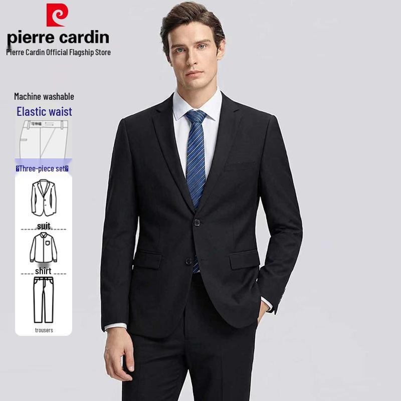 Pierre Cardin Men's Slim Fit Formal Suit Set