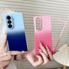 Gradient Colorful Ultra Thin Hard PC Case For For Samsung Galaxy Z Fold7 6 5 4 3 5G Shockproof Protection Cover For ZFold 7 6 5