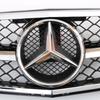 Chrome Black AMG Style Racing Grille With OE Style Emblem Logo For Mercedes Benz C-Class W204 2008-2014 C180 C200 C250 C300 C350 QA1