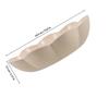 2Pcs Festive New Year Plastic Serving Platter Set Round Candy Fruit Snack Tray for Living Room Parties Appetizers Desserts