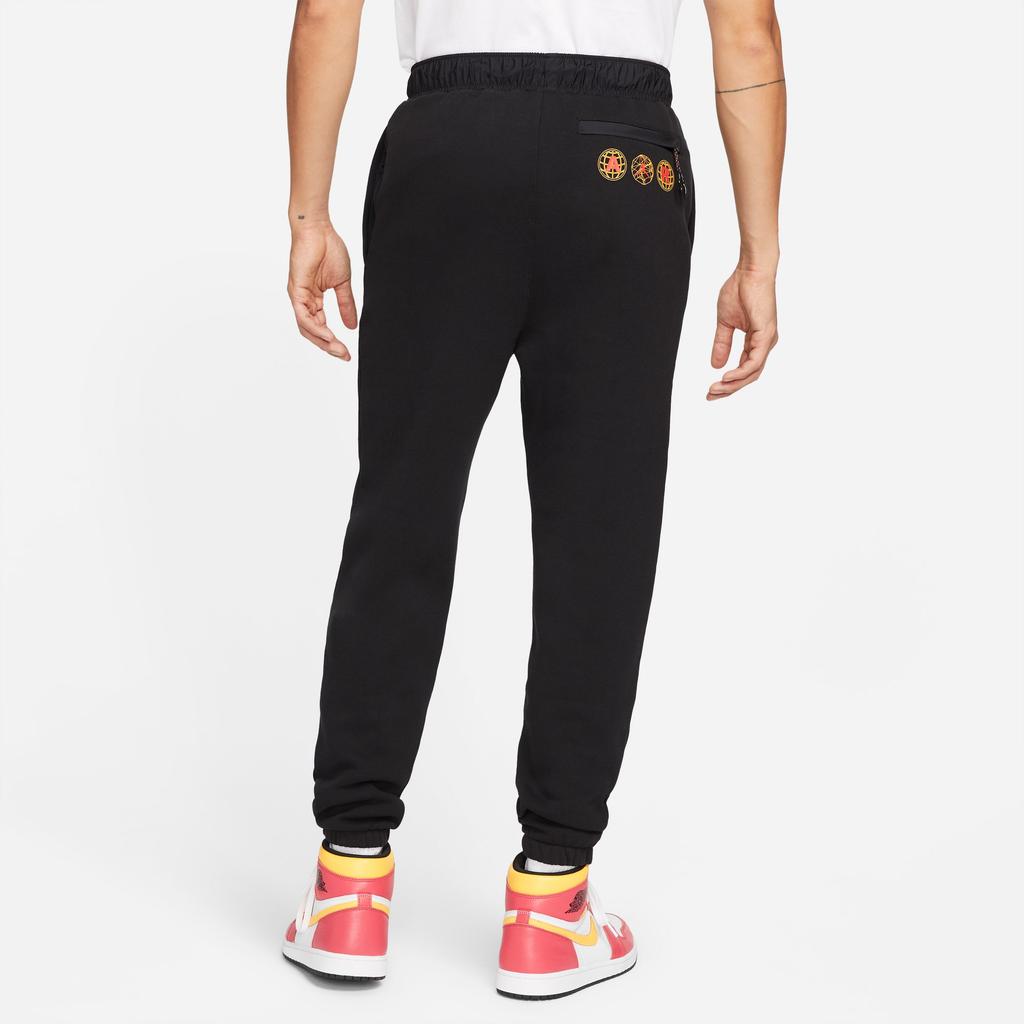 Jordan Essentials Mountainside Fleecehose mit Print Herren Unterteile Schwarz DC9721-010