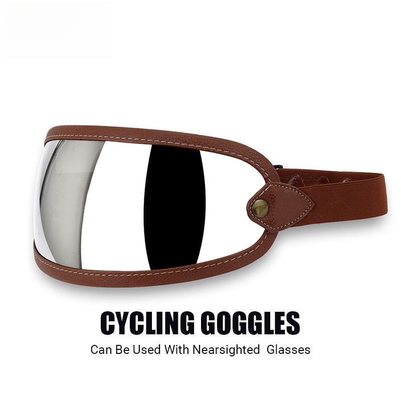 High Quality Super Lightweight Fiberglass Vintage Retro Full Face Helmet Motorcross Motorcycle Protection Helmets DOT Approved