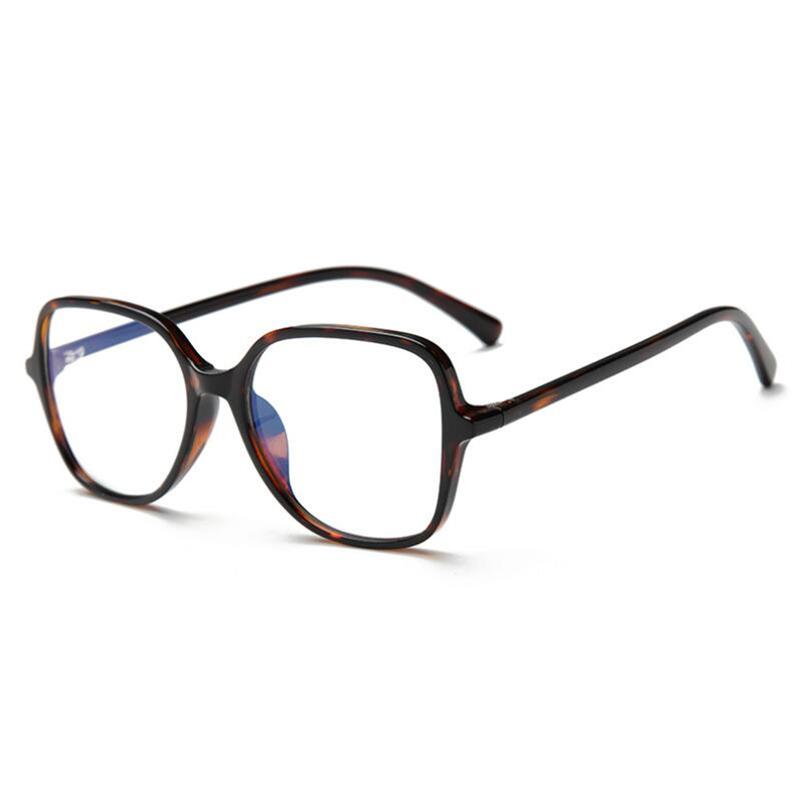 Drak Green Frame Anti-Blue Light Polygon  Prescription Eyeglasses  Shortsighted Spectacles 0 -0.5 -0.75 To -6.0
