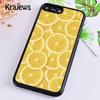 Krajews Lemons Yellow Fruit Pattern Phone Case Cover For iPhone 14 5 6s 7 8 plus X XR XS 11 12 13 pro max Samsung S21 S22 ultra