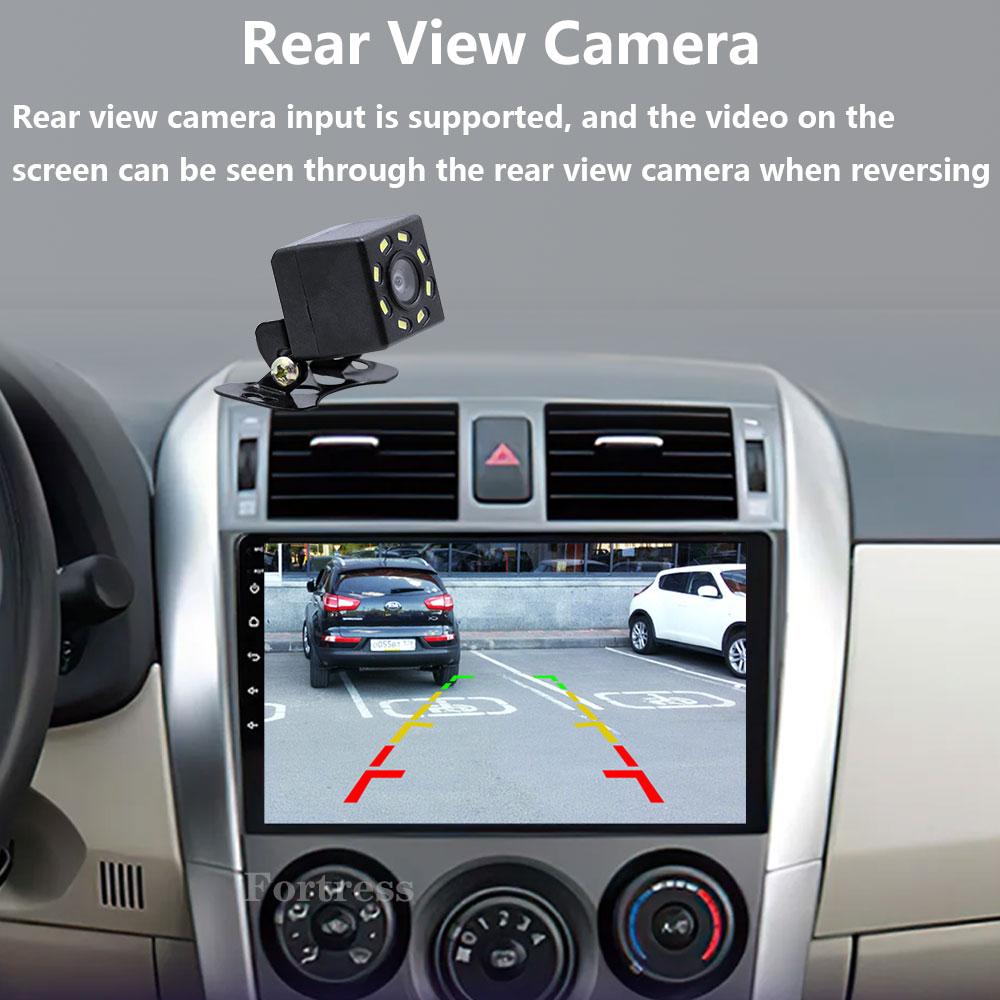 9" Android14Car Stereo Radio for Toyota Corolla E140/150 2007 2008 2009 2010 2011 2012 2013 Multimedia Player 2 Din DVD Speaker