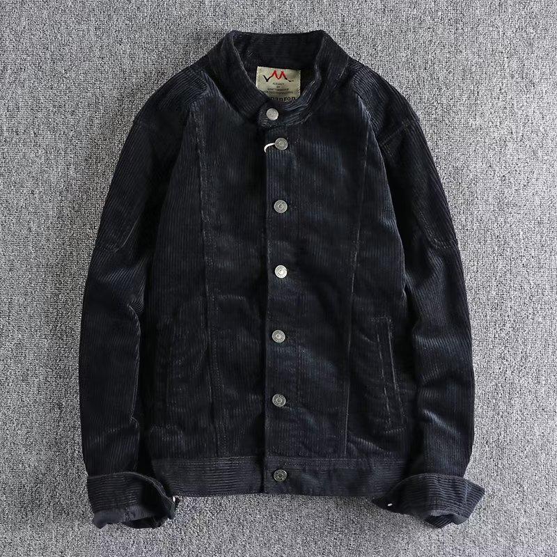 Men's Spring and Autumn Cardigan: High Street Japanese Harajuku Style, Korean Loose Fit Shirt, 2024 Fashion.