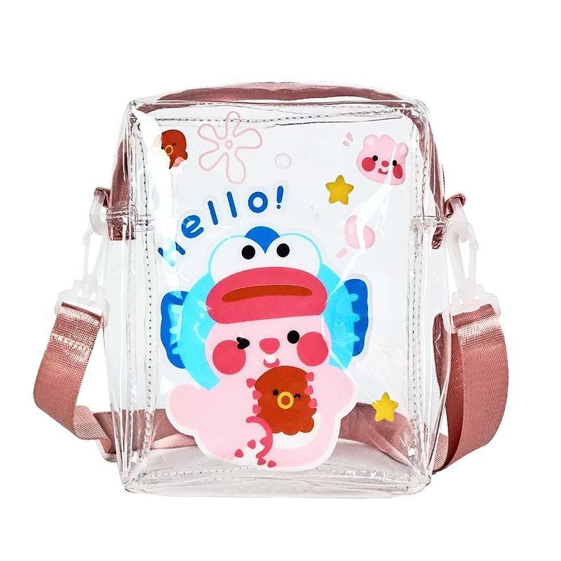 Loopy Cute Mini Transparent Pvc Phone Bag Small Crossbody Purse For Daily Use