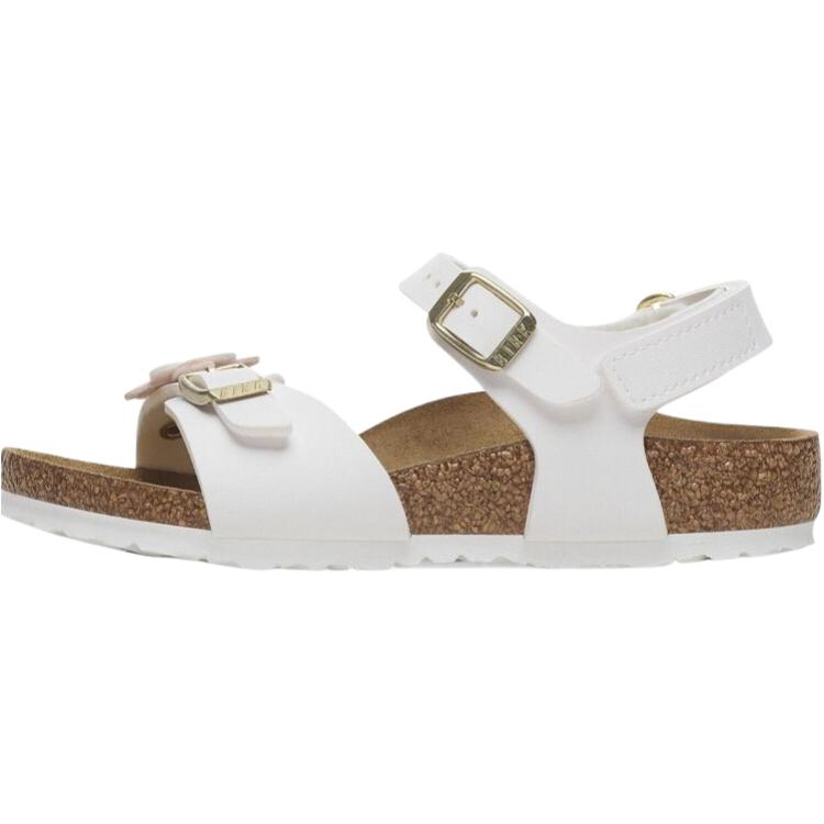 Birkenstock Rio Comfortable Versatile Non-Slip Durable Low-Top Sandals Kids sandals White 1029561 29