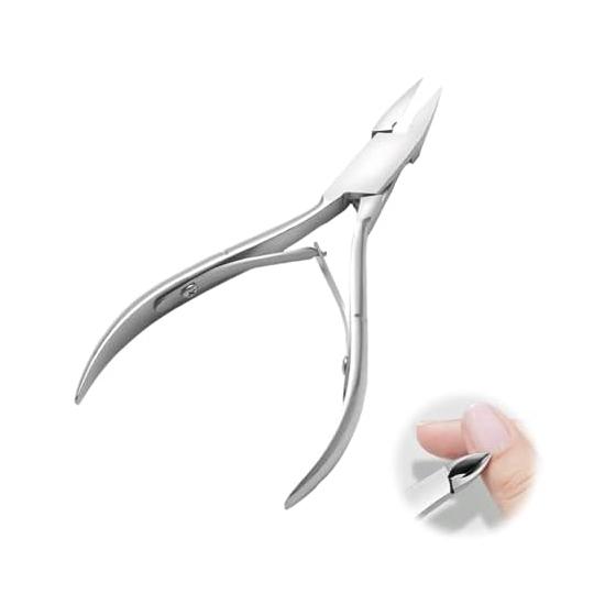 Cuticle nipper, cuticle cutter, hangnail nipper, cuticle care, cuticle treatment, exfoliation treatment, beauty tool, nipper type nail clipper