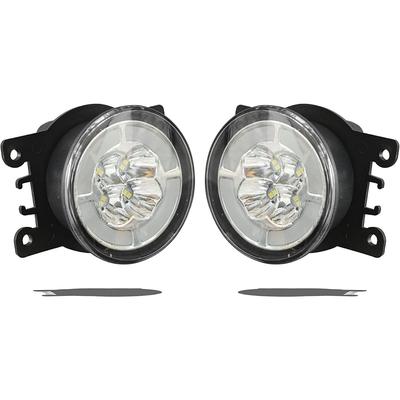 APSMOTIV LED Fog Light Kit for Civic Sedan 2016-2019 & Other Models, Aftermarket Upgrade with 8 LEDs - Plug-and-Play, DOT-Approved