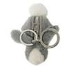 Used 12695 Bunny Mouton Coin Purse Charm C880T40X03 7943 Animal Rabbit Excellent Condition Snafjita Shearling Gray