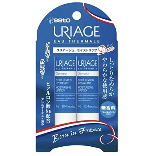 

URIAGE Увлажняющий крем для губ DUO без запаха 4 г x 2