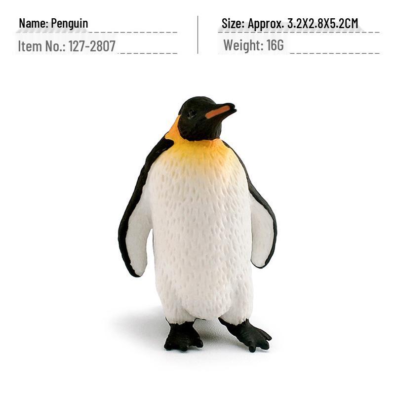 Children s Cognitive Simulation Polar and African Penguin Figurine Toy