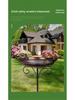 Cross-border Outdoor Garden Bird Feeder, Hummingbird Bath & Iron Art Decor
