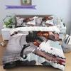 Chainsaw Man  Pattern Bedding Quilt Set  Home Decoration  Gift (1 * Duvet Cover + 2 * Pillowcase  Without Core)
