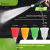 Hot Sale Quick Connect Stainless Steel Car Washer Sector Sprayer Nozzle Tips With Soft Rubber Sleeve High Pressure Wash  Nozzles