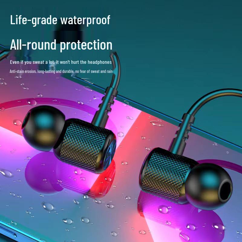 New Bluetooth In-Ear Neckband Sports Earbuds, Ultra-Long Standby, Universal for Mobile Phones