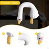 Adorable Goose Figurine, Computer Decoration, Small Statue, Easy Installation, Car Navigation