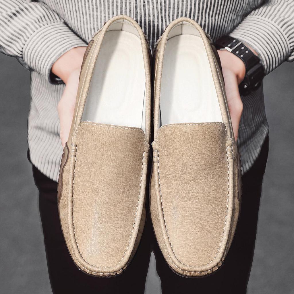 Taglie forti Scarpe da uomo in vera pelle fatte a mano Mocassini Scarpe casual comode Scarpe da guida da uomo Mocassini Scarpe basse da uomo