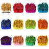 3-5 Red Tip Cloth Edge Stage Shooting Props Colored Chicken Feather Cloth With Evening Dress Skirt Diy