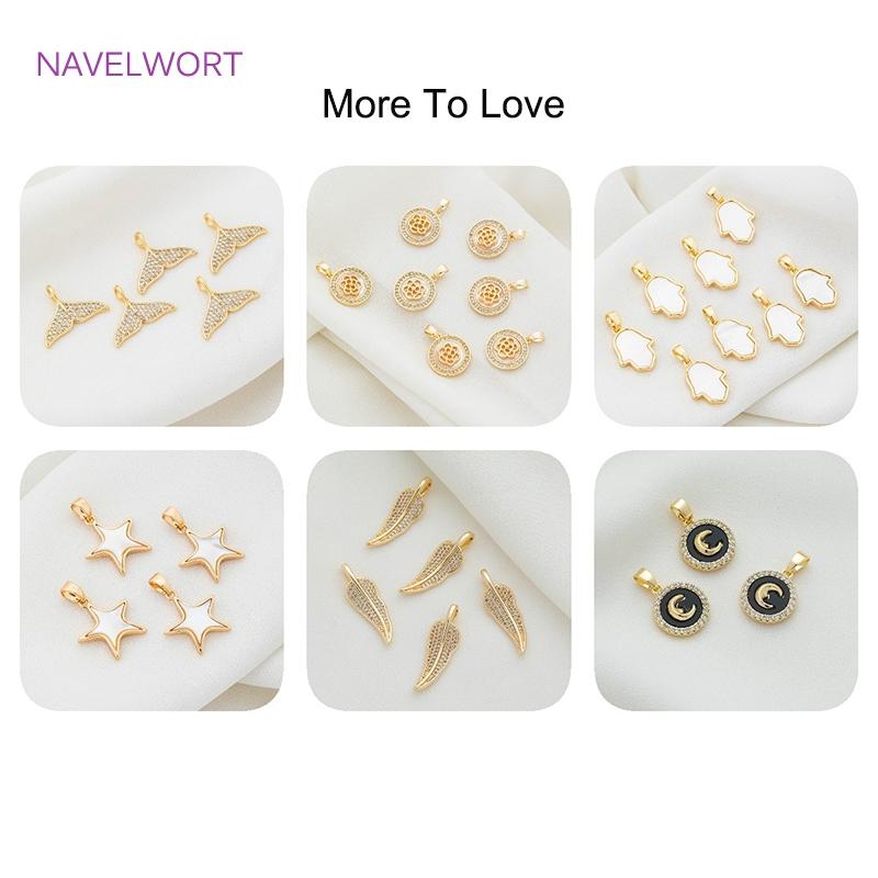 18K Gold Plated Brass Metal Lovely Angel Fairy shaped Charms Pendants Findings For DIY Jewelry Making Accessories