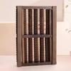 Eight Rows Solid Wooden Roller Foot Massager Pedicure Machine Foot Brush Wooden Feet Meridians Foot Massager