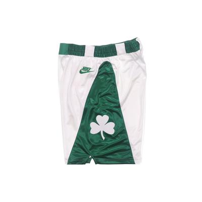 NBA 75th Anniversary SW Fan Edition Boston Celtics Colorblock Sports Straight Loose-Fit Breathable Basketball Shorts Men Bottoms White DD1592-100