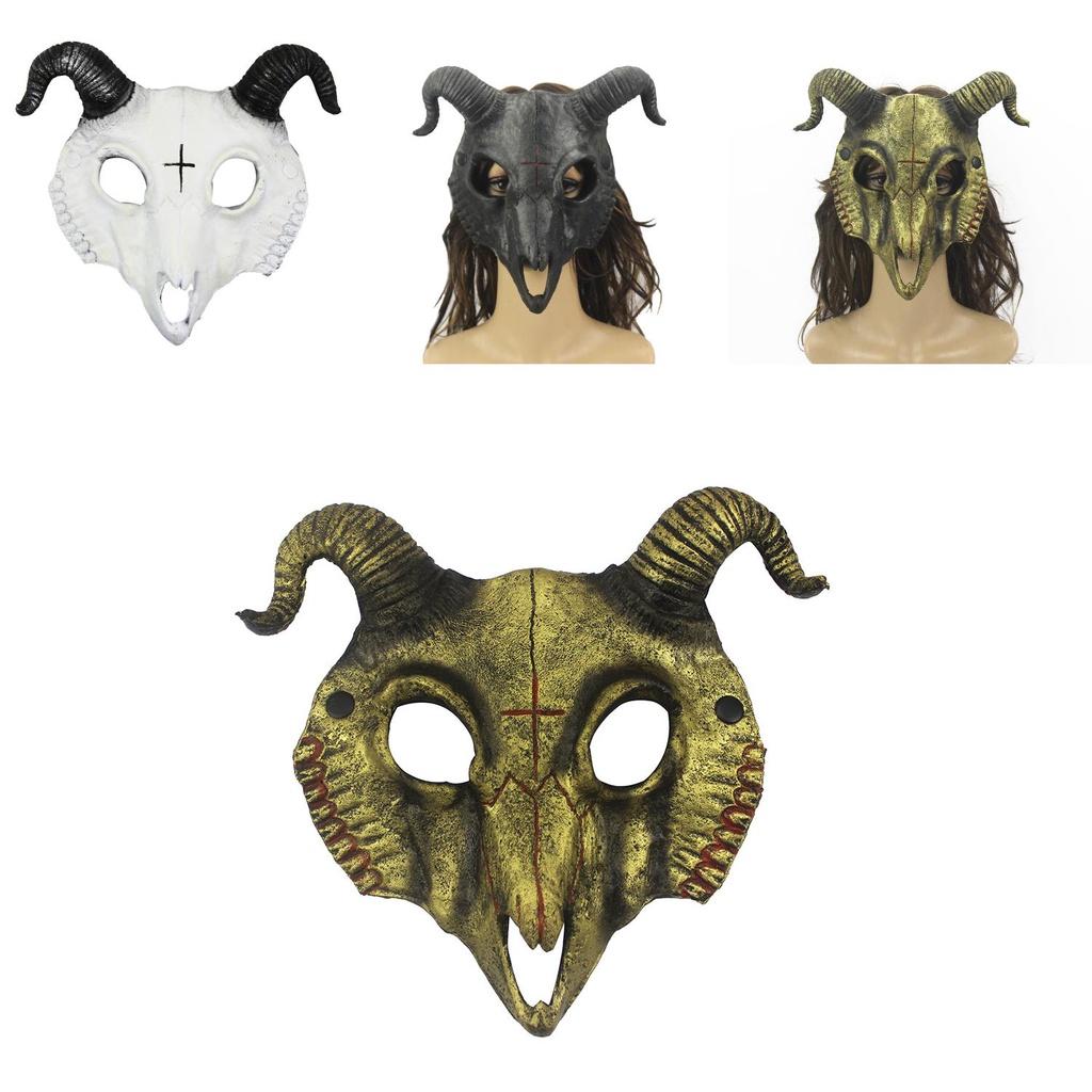 Einzigartige Ziegenmaske für Cosplay und Halloween Pu-Material