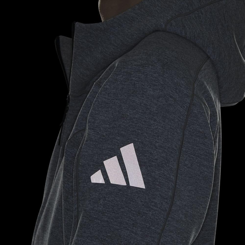 Adidas Z.N.E. Japan Logo Comfortable Full-Zip Hoodie Men Hoodies Stone-Blue IX5655