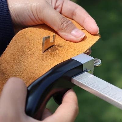 Leather Strip Cutting Tool, Belt Cutter Durable Clear Scale Leathercraft Accessories