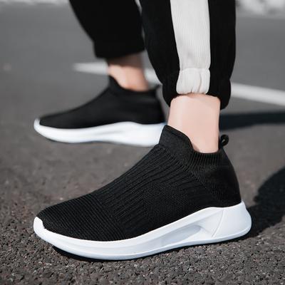 New Fly Weaving Breathable Men's Shoes One Step Lazy Shoes Couple Shoes Sports and Casual Men's and Women's Same Style Shoes