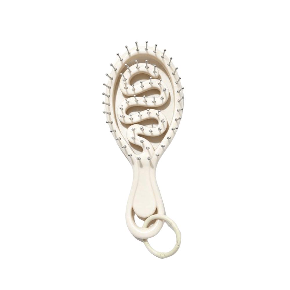 Detangling Hair Comb Keychain Hollow Out Mini Comb Fluffy Styling Tool Hair Brush Daily