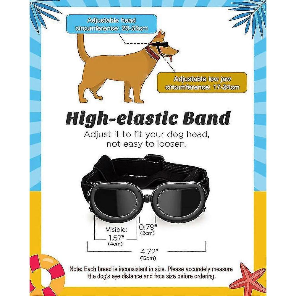 Sunglasses For Dogs Uv Safety Goggles, Dogs Windproof & Anti-fog Goggles
