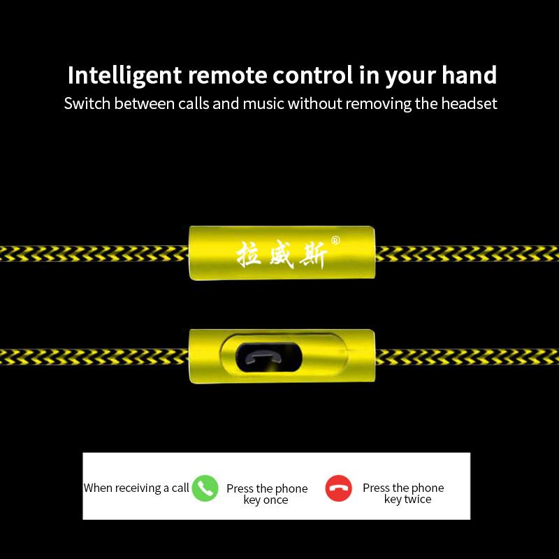 Buy Wired Earbuds Headphones 3 5mm In Ear Earphone Earpiece With Mic Stereo Headset 5 Color For Phone Computer At Affordable Prices Free Shipping Real Reviews With Photos Joom