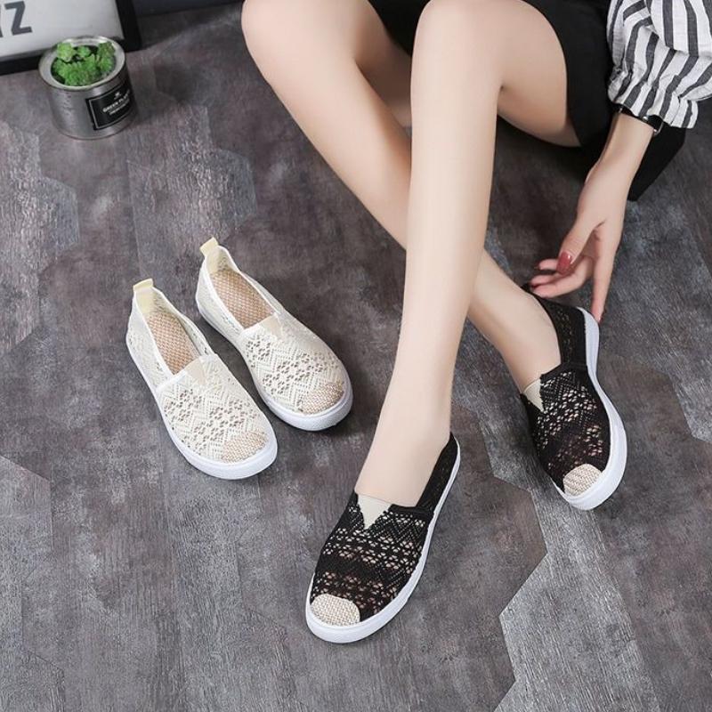 Fashion Summer Trends 2025 Offer Stylish Flat Women's Shoes On Sale Deals Y2k Fashion New Arrival Daily Routine Casual Ladies Footwear